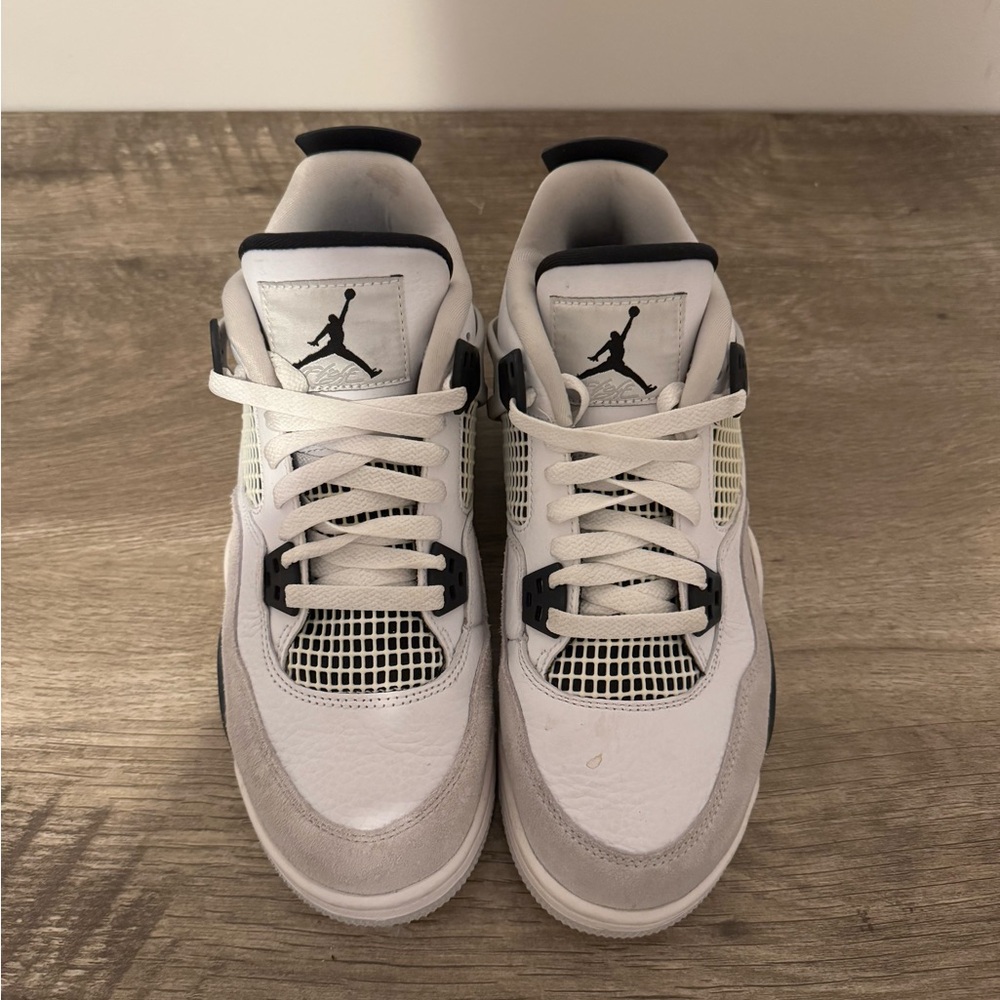 Jordan White and Grey Sneakers